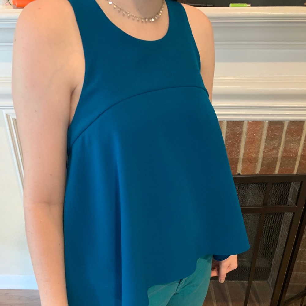 Milly Blouse in Turquoise